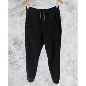 Lululemon Mens Black Jogger Sweatpants With Drawstring Waist & Pockets Size M